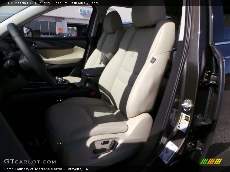 Titanium Flash Mica / Sand 2016 Mazda CX-9 Touring