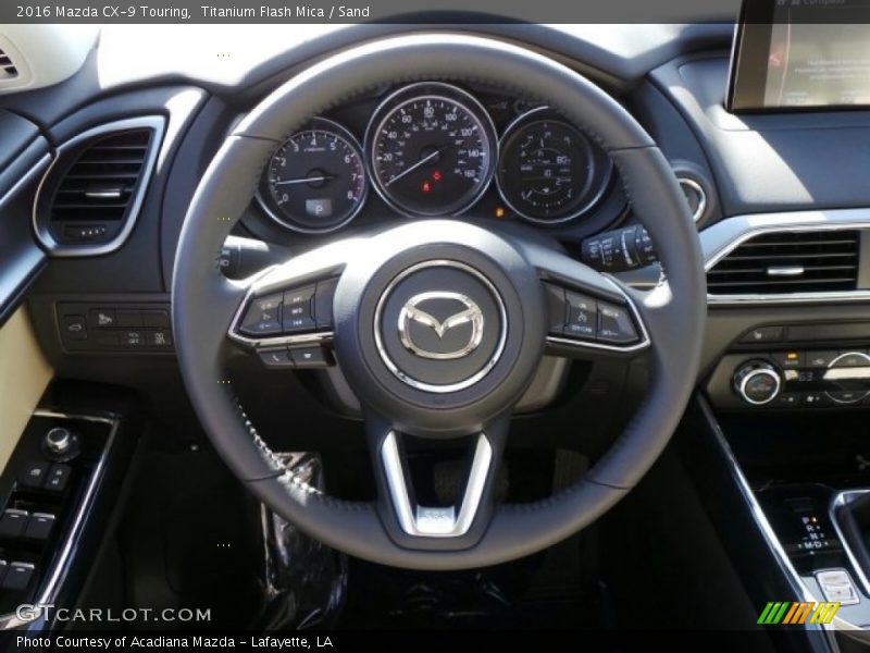 Titanium Flash Mica / Sand 2016 Mazda CX-9 Touring