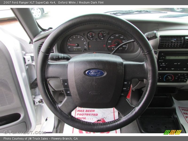 Oxford White / Medium Dark Flint 2007 Ford Ranger XLT SuperCab 4x4