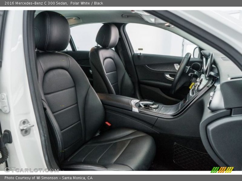 Polar White / Black 2016 Mercedes-Benz C 300 Sedan