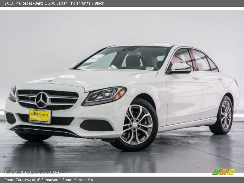 Polar White / Black 2016 Mercedes-Benz C 300 Sedan
