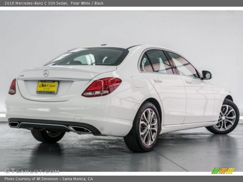 Polar White / Black 2016 Mercedes-Benz C 300 Sedan