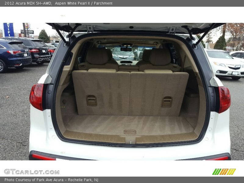 Aspen White Pearl II / Parchment 2012 Acura MDX SH-AWD