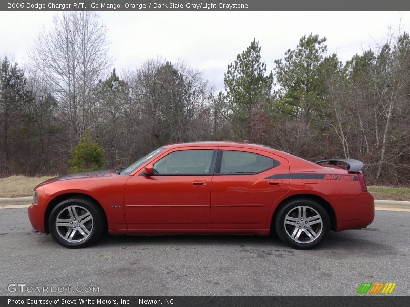 Go Mango! Orange / Dark Slate Gray/Light Graystone 2006 Dodge Charger R/T