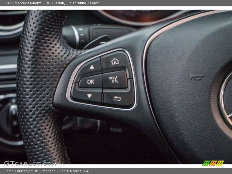 Polar White / Black 2016 Mercedes-Benz C 300 Sedan