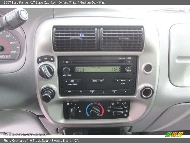 Oxford White / Medium Dark Flint 2007 Ford Ranger XLT SuperCab 4x4