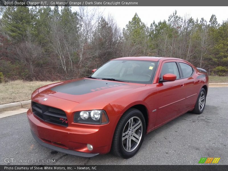 Go Mango! Orange / Dark Slate Gray/Light Graystone 2006 Dodge Charger R/T
