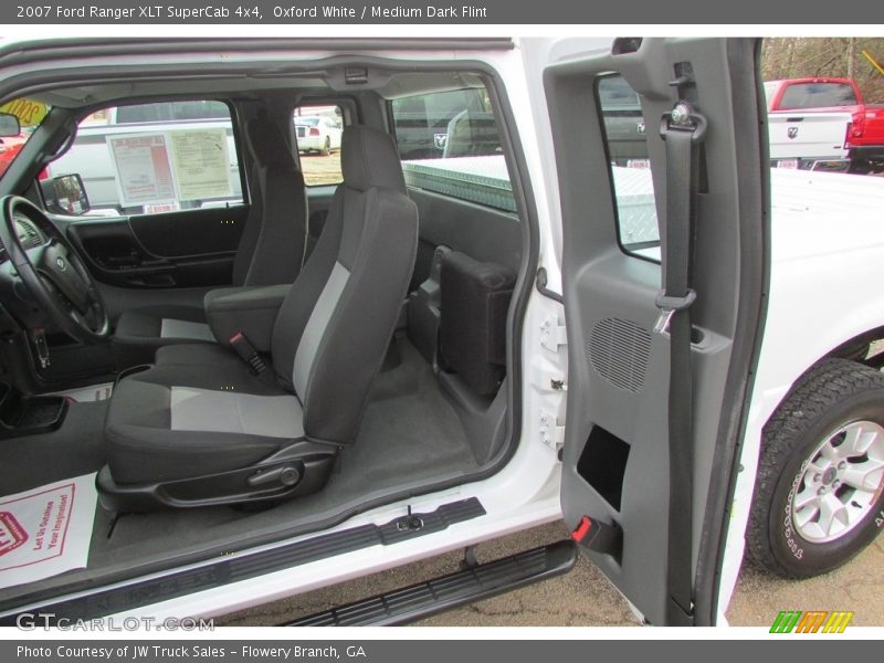 Oxford White / Medium Dark Flint 2007 Ford Ranger XLT SuperCab 4x4
