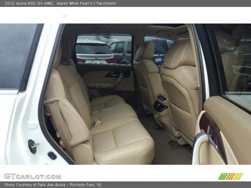 Aspen White Pearl II / Parchment 2012 Acura MDX SH-AWD