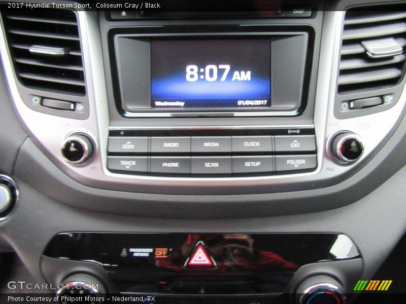 Controls of 2017 Tucson Sport