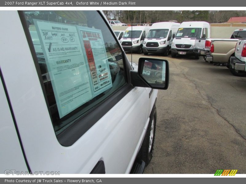 Oxford White / Medium Dark Flint 2007 Ford Ranger XLT SuperCab 4x4