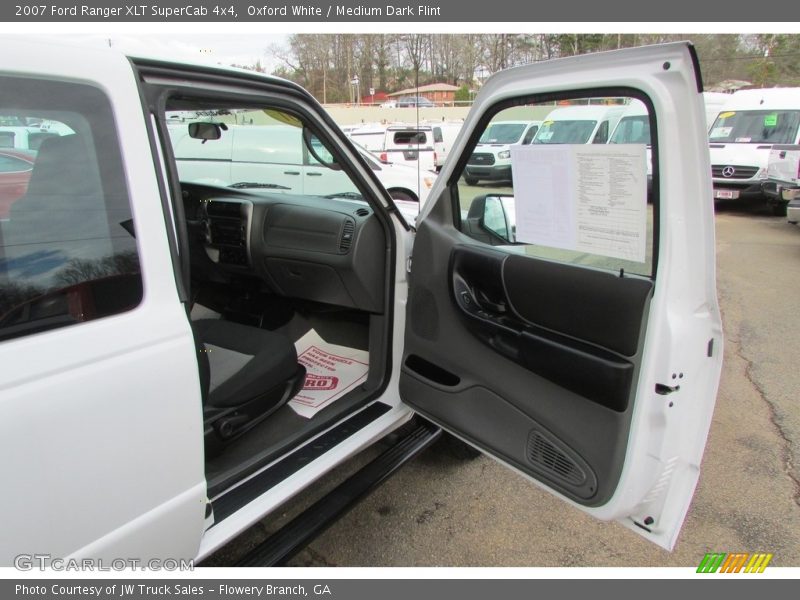 Oxford White / Medium Dark Flint 2007 Ford Ranger XLT SuperCab 4x4