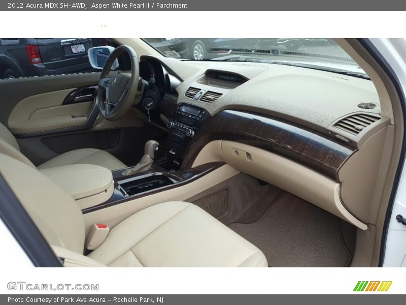 Aspen White Pearl II / Parchment 2012 Acura MDX SH-AWD