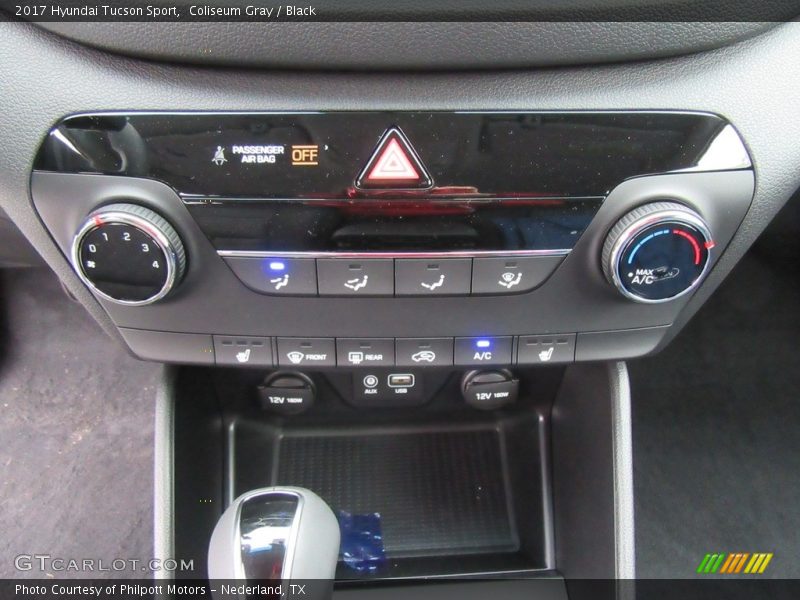 Controls of 2017 Tucson Sport