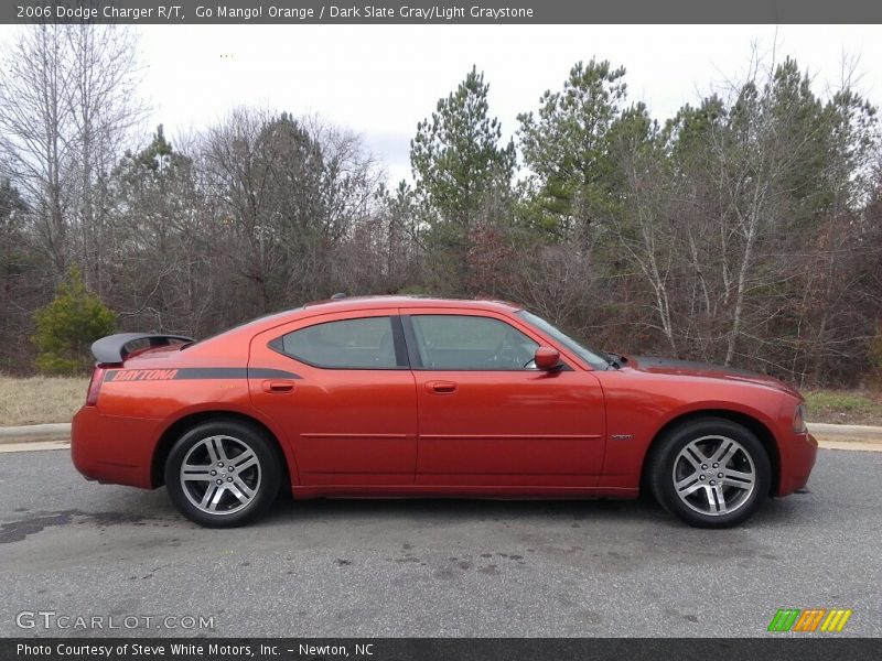 Go Mango! Orange / Dark Slate Gray/Light Graystone 2006 Dodge Charger R/T
