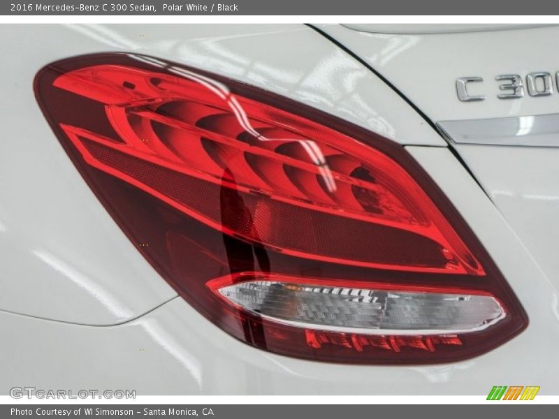 Polar White / Black 2016 Mercedes-Benz C 300 Sedan