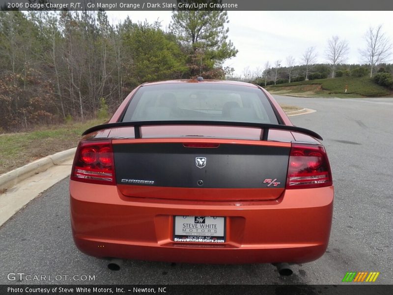 Go Mango! Orange / Dark Slate Gray/Light Graystone 2006 Dodge Charger R/T