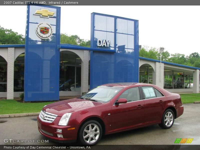 Infrared / Cashmere 2007 Cadillac STS 4 V6 AWD