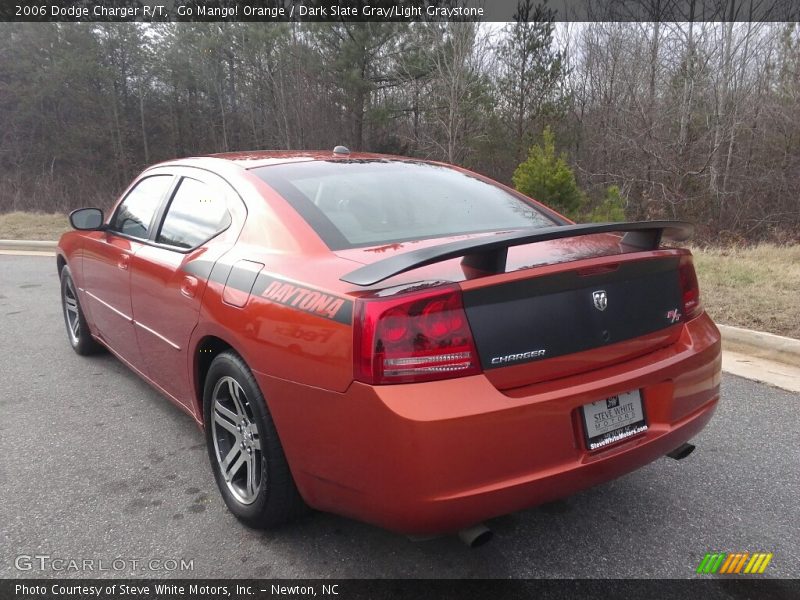 Go Mango! Orange / Dark Slate Gray/Light Graystone 2006 Dodge Charger R/T