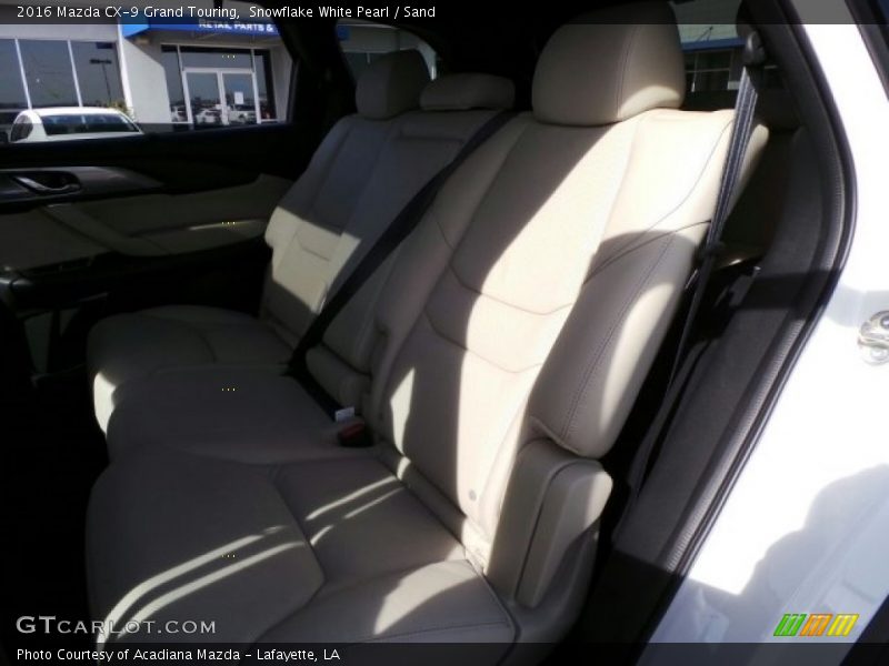 Snowflake White Pearl / Sand 2016 Mazda CX-9 Grand Touring