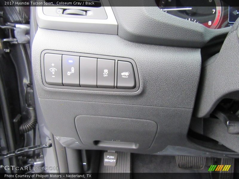 Controls of 2017 Tucson Sport