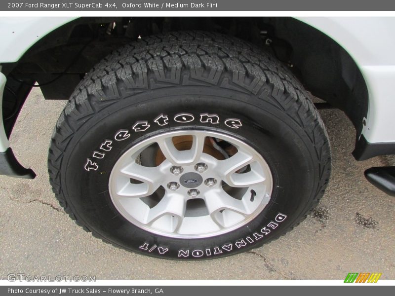 Oxford White / Medium Dark Flint 2007 Ford Ranger XLT SuperCab 4x4