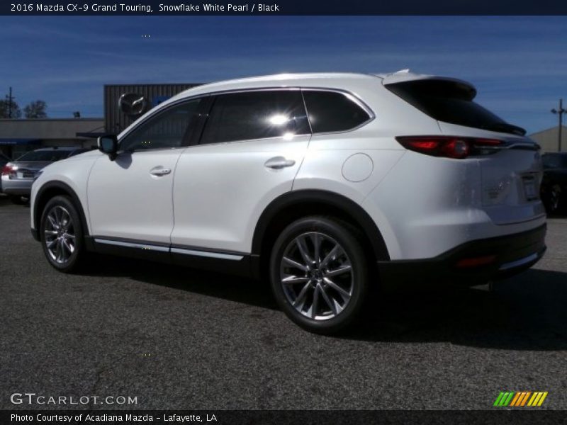 Snowflake White Pearl / Black 2016 Mazda CX-9 Grand Touring