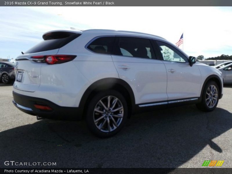 Snowflake White Pearl / Black 2016 Mazda CX-9 Grand Touring