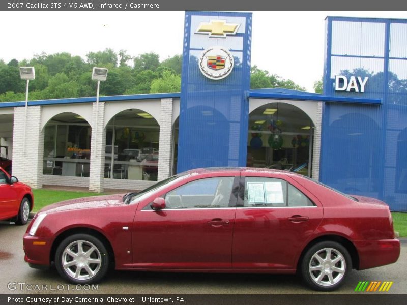 Infrared / Cashmere 2007 Cadillac STS 4 V6 AWD