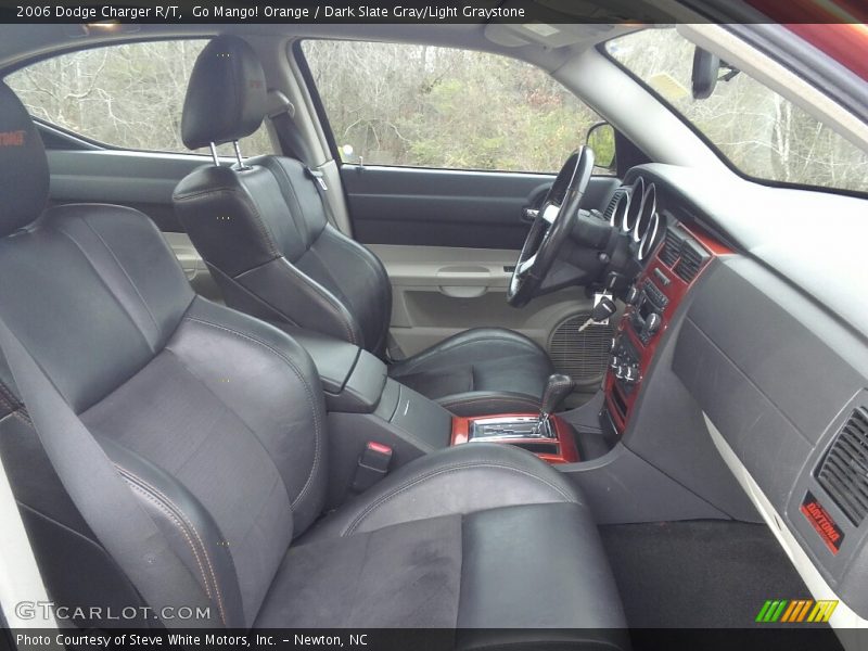Go Mango! Orange / Dark Slate Gray/Light Graystone 2006 Dodge Charger R/T