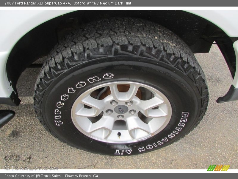 Oxford White / Medium Dark Flint 2007 Ford Ranger XLT SuperCab 4x4