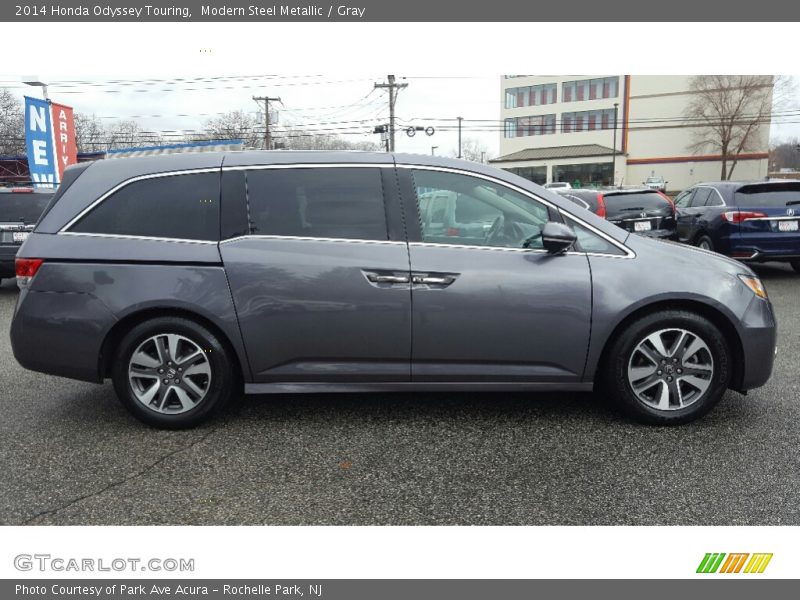 Modern Steel Metallic / Gray 2014 Honda Odyssey Touring