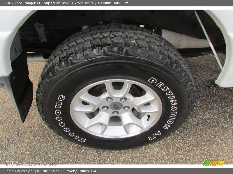 Oxford White / Medium Dark Flint 2007 Ford Ranger XLT SuperCab 4x4