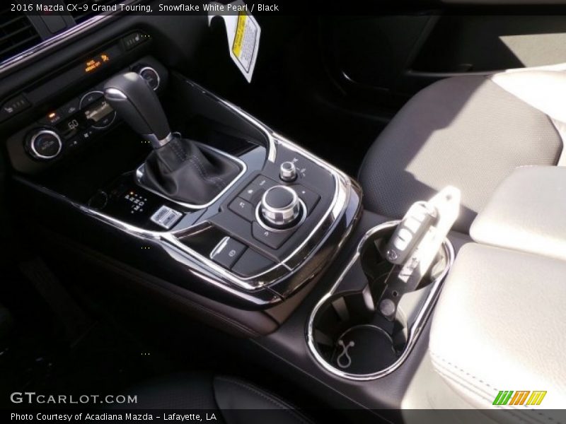 Snowflake White Pearl / Black 2016 Mazda CX-9 Grand Touring