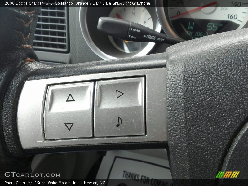 Go Mango! Orange / Dark Slate Gray/Light Graystone 2006 Dodge Charger R/T