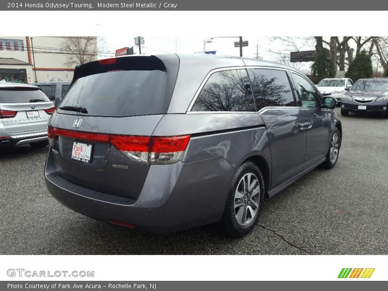 Modern Steel Metallic / Gray 2014 Honda Odyssey Touring