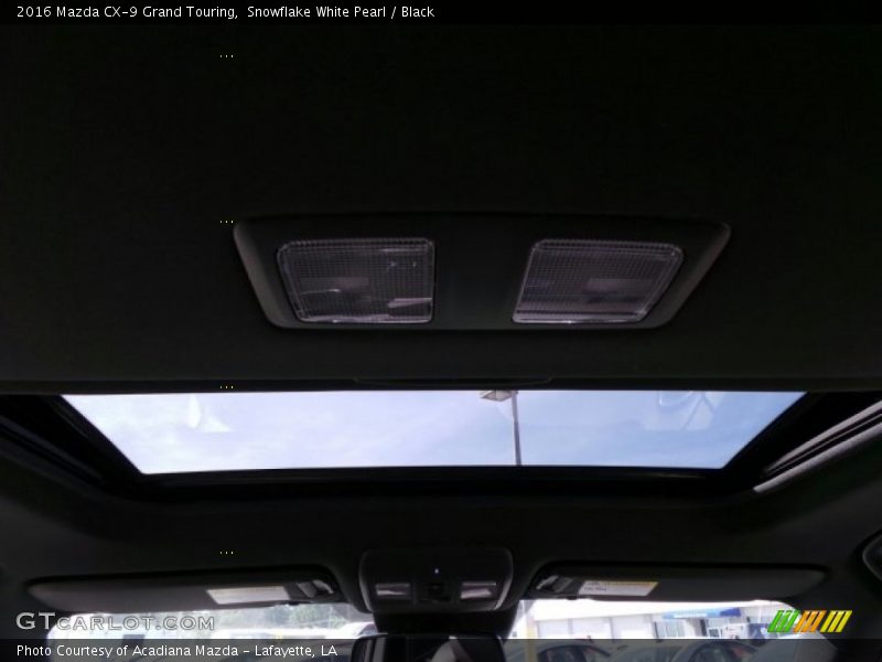 Snowflake White Pearl / Black 2016 Mazda CX-9 Grand Touring