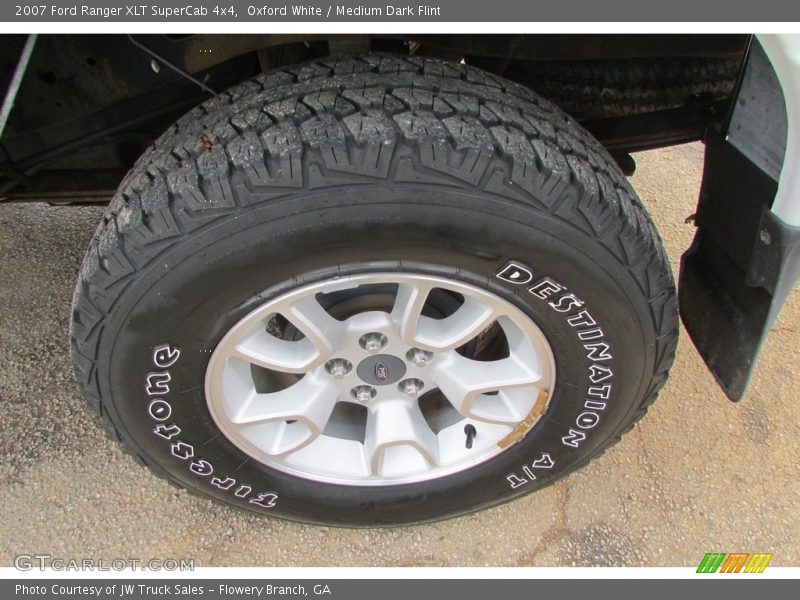Oxford White / Medium Dark Flint 2007 Ford Ranger XLT SuperCab 4x4