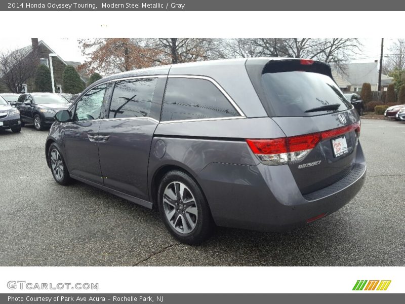 Modern Steel Metallic / Gray 2014 Honda Odyssey Touring