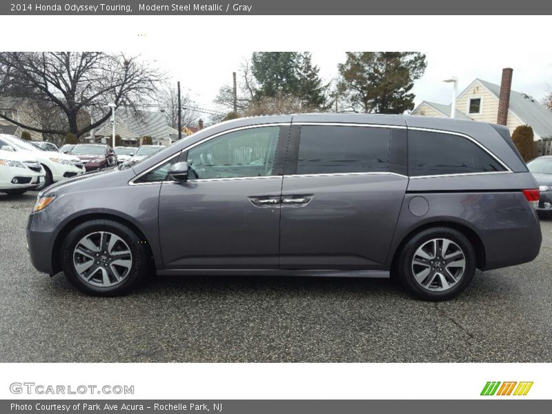 Modern Steel Metallic / Gray 2014 Honda Odyssey Touring