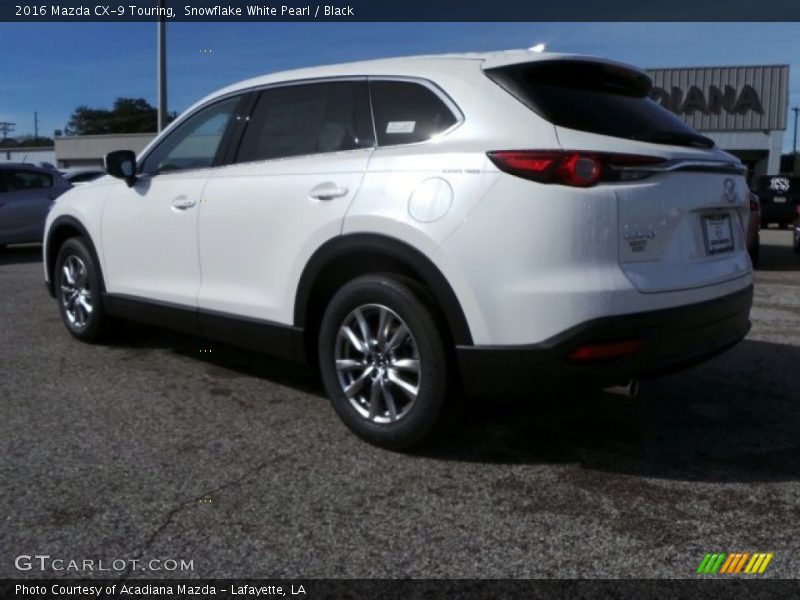 Snowflake White Pearl / Black 2016 Mazda CX-9 Touring