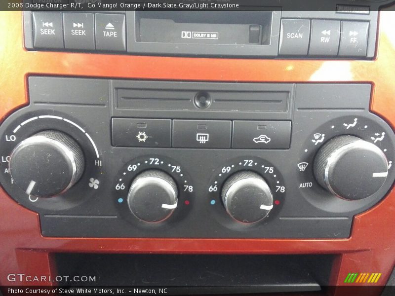 Go Mango! Orange / Dark Slate Gray/Light Graystone 2006 Dodge Charger R/T