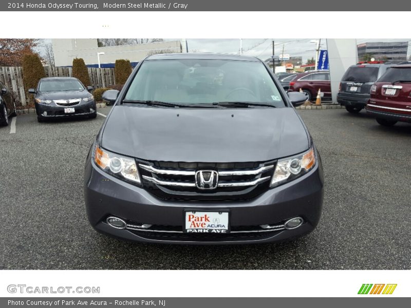 Modern Steel Metallic / Gray 2014 Honda Odyssey Touring