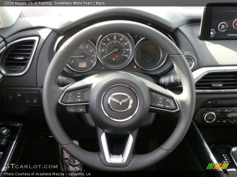 Snowflake White Pearl / Black 2016 Mazda CX-9 Touring