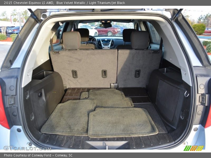 Blue Velvet Metallic / Light Titanium/Jet Black 2015 Chevrolet Equinox LS AWD