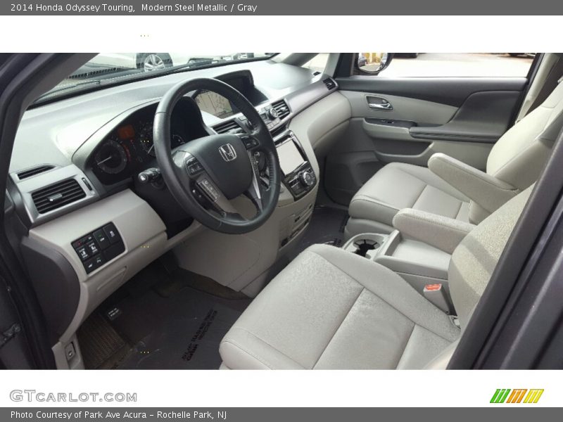Modern Steel Metallic / Gray 2014 Honda Odyssey Touring