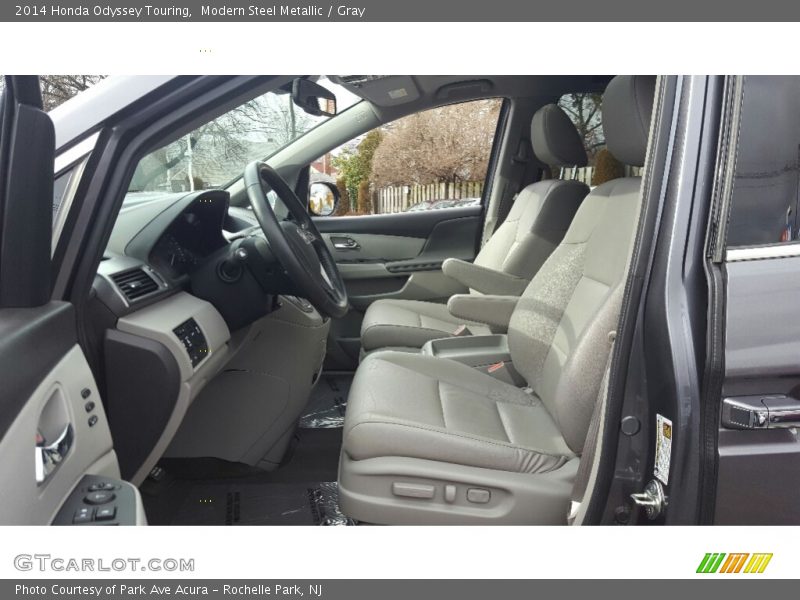 Modern Steel Metallic / Gray 2014 Honda Odyssey Touring