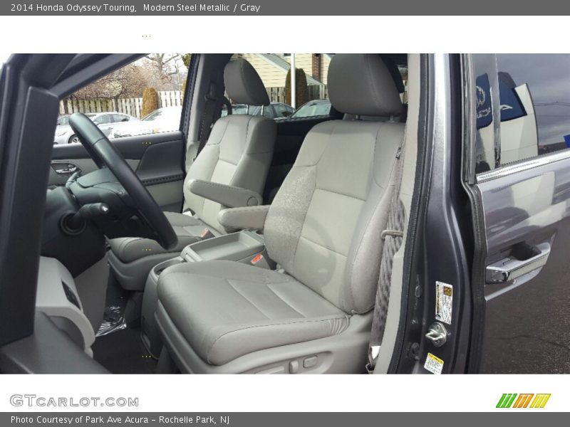 Modern Steel Metallic / Gray 2014 Honda Odyssey Touring