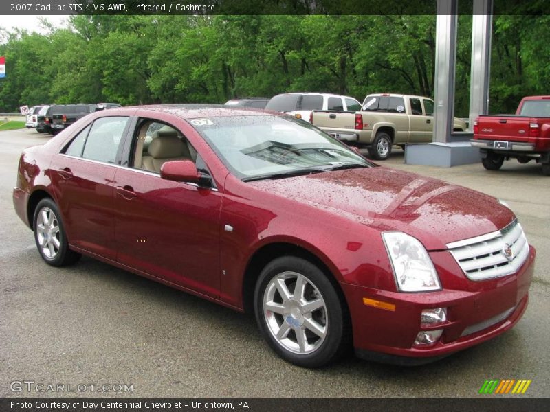 Infrared / Cashmere 2007 Cadillac STS 4 V6 AWD