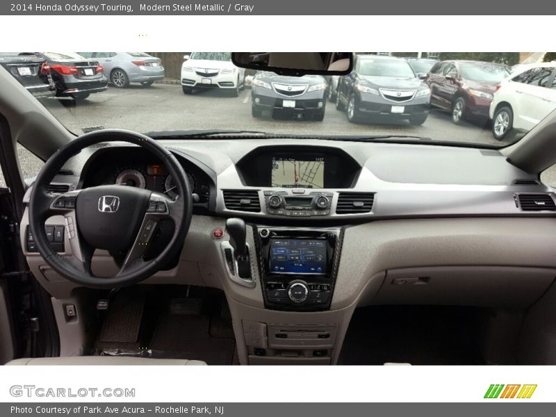 Modern Steel Metallic / Gray 2014 Honda Odyssey Touring